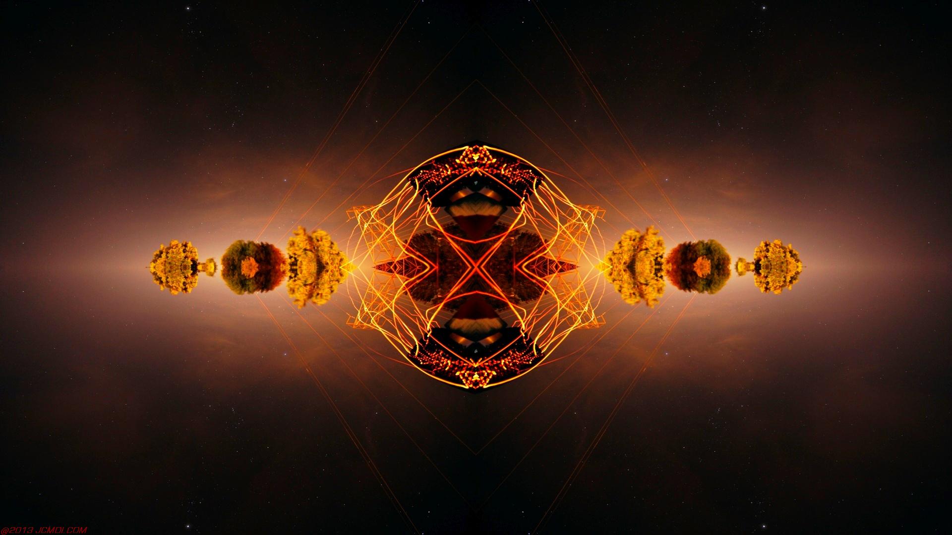 Chimney Sparks Abstract Artwork Timelapse Still Images